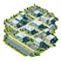 design a modern property location map for real estate