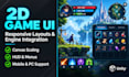 optimize and build responsive 2d game UI and menus for unity