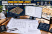 design wood roof truss layout, framing plan, and structural load calculations