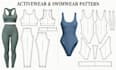 create activewear and swimwear sewing pattern