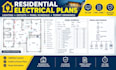 design residential electrical plans, lighting, outlets permit drawings