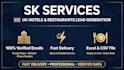 provide uk hotel and restaurant leads list