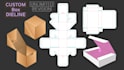 create factory ready rigid box dieline and insert layout for 1 sku packaging