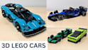 design lego technic car, bike, ship, house, toys, minifigure moc 3d lego model