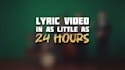 creating professional lyric videos