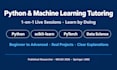 teach you python, machine learning or data science 1 on 1