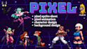 create pixel art animation pixel art sprite sheet 2d pixel art pixel character