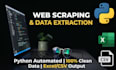 do advanced web scraping and data extraction using python