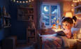 3d bedtime kids art illustration