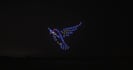 create 3d drone show animation, drone animation, 3d drone show, logo animation
