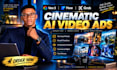 create cinematic ai video ads using veo 3, flow and grok