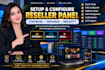 setup and configure reseller panel strong8k,dream4k,megaott