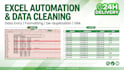 do excel data cleaning, formatting, deduplication and automation