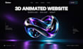 design 3d animated website with webflow spline and gsap scroll animation