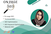 do on page SEO and technical optimization your website