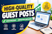 publish high da guest post, news articles, dofollow backlink
