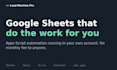 automate your google sheets with apps script