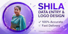 do professional data entry and creative modern logo design
