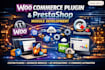 fix or develop prestashop module, woocommerce or wordpress plugins