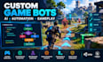 develop custom game bots, ai agent and gameplay automation
