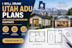 draw utah adu plans and garage conversion blueprints