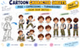 create cartoon pose expression and turnaround sheets from your character sketch