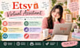 be your etsy virtual assistant