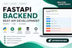 build a fastapi backend and rest API