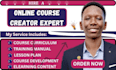 write online course content, course creation curriculum for business coaching