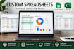create custom google sheets and excel spreadsheets