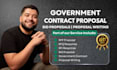 write government contract proposal, bid proposal, proposal writing, rfp rfq, rfi