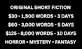 write an original short fiction story