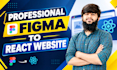 convert figma design to react js and next js website