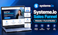 build systeme io website and sales funnel