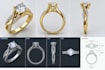 do 3d cad, jewelry, pendant, earring, and ring design