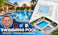 design swimming pool plans, pool permit and construction drawings