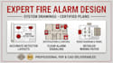 design fire alarm system drawings and fire protection plans