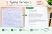 do typing and data entry