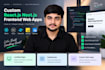 build a custom react js next js frontend web app