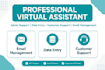 be your professional virtual assistant for admin and data