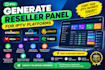 generate reseller panel, strong8k, dream4k, lion ott, mega ott, max ott, trex,