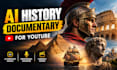 create ai history documentary for youtube with cinematic