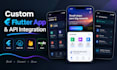build custom flutter mobile app and integrate rest apis