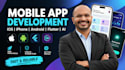 do mobile app development as ios, iphone, android, flutter and ai app developer