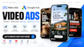 edit high converting video ads for meta and google campaigns