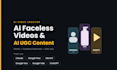 create ai faceless videos and professional video editing