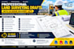 do professional land surveying drafts with 24 hour delivery