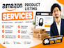do amazon product listing and ecommerce data entry