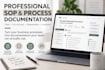 create professional sops and process documentation