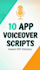 give you 10 ready app voiceover scripts PDF